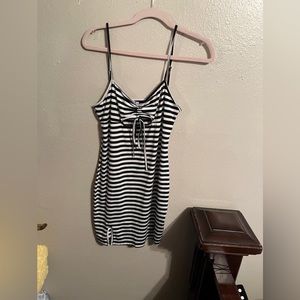 Black & White stripped dress large fits like a medium.